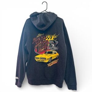 Vintage Y2K Era Mac Tool Black “Wolfpack”Graphic Zip-Up Sweater Size Large